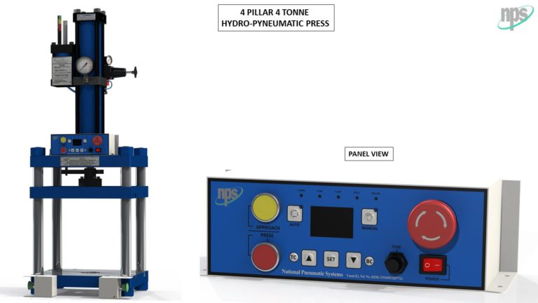 Hydro Pneumatic Press installation 3D animation still by Prolific 3D Tech