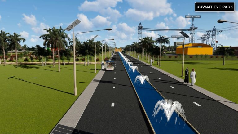 Kuwait Eye Park industrial 3D animation still for Kuwait Oil Company by Prolific 3D Tech