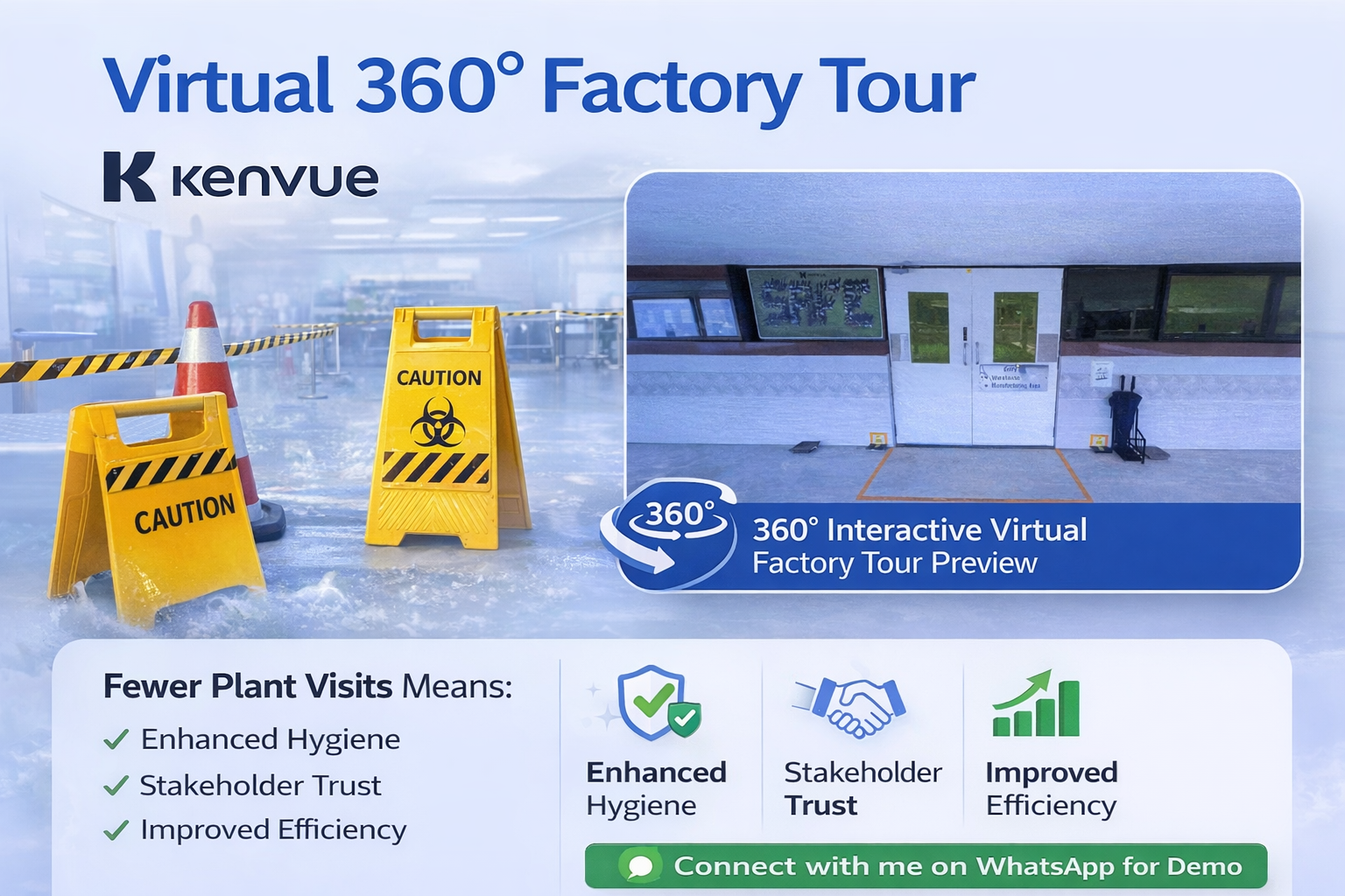 Kenvue and Thermopac 360 degree virtual factory tour