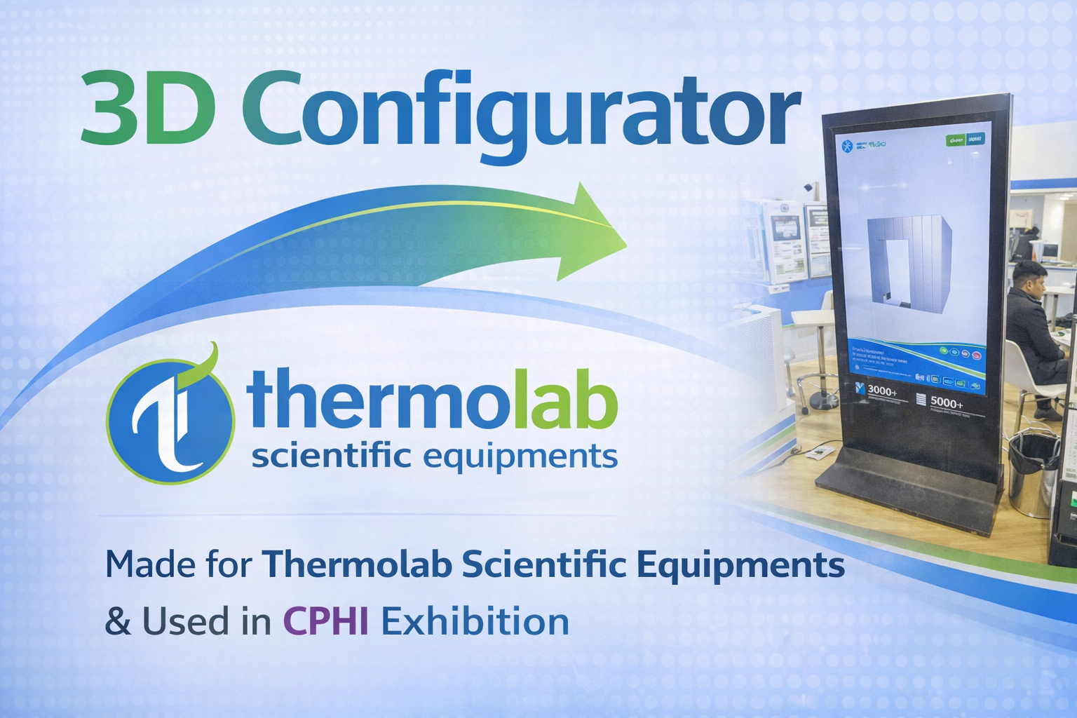 Thermolab 3D configurator at CPHI trade show