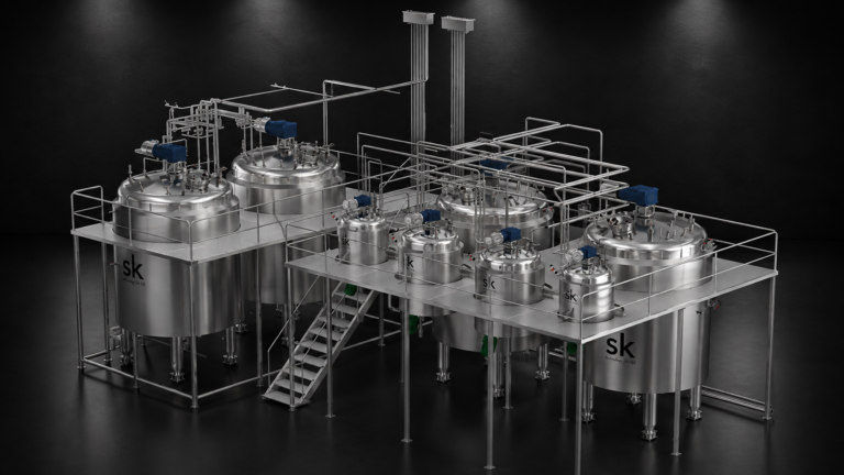 3D process animation of an industrial plant